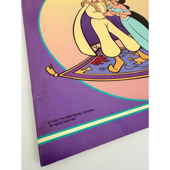 Vintage Disney Aladdin Paper Doll 1992 Golden Books NEW - Picture 9 of 10